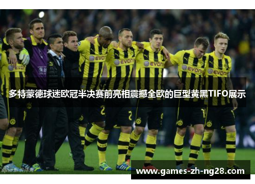 多特蒙德球迷欧冠半决赛前亮相震撼全欧的巨型黄黑TIFO展示